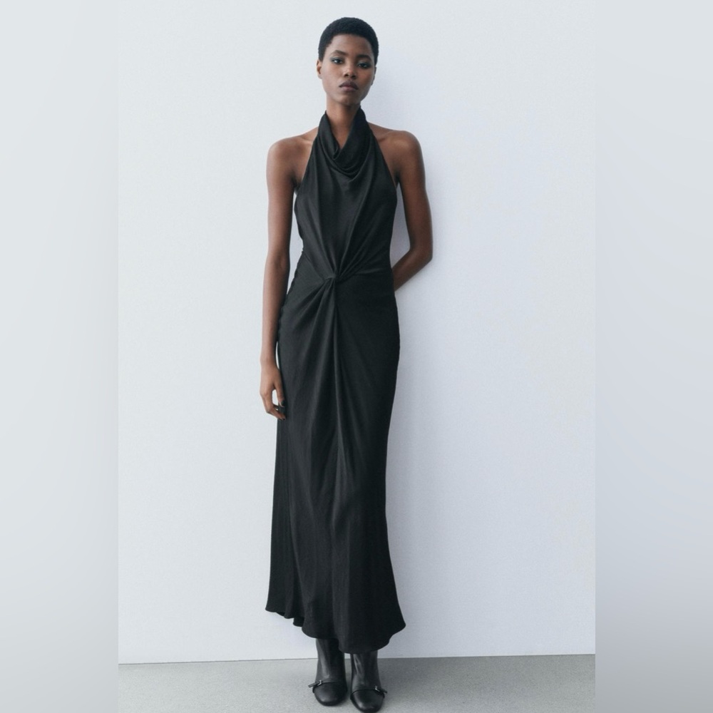 Zara maxi dress- Halter ZW Collection